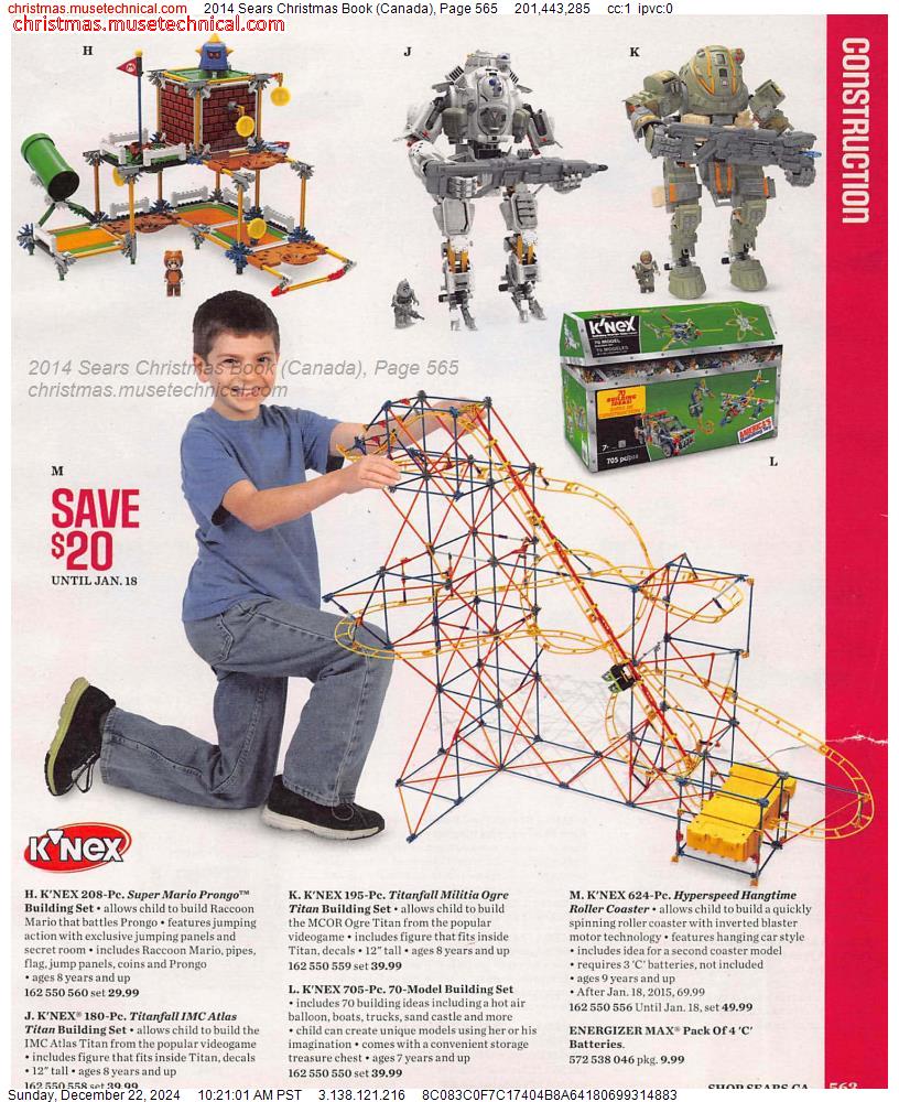 2014 Sears Christmas Book (Canada), Page 565