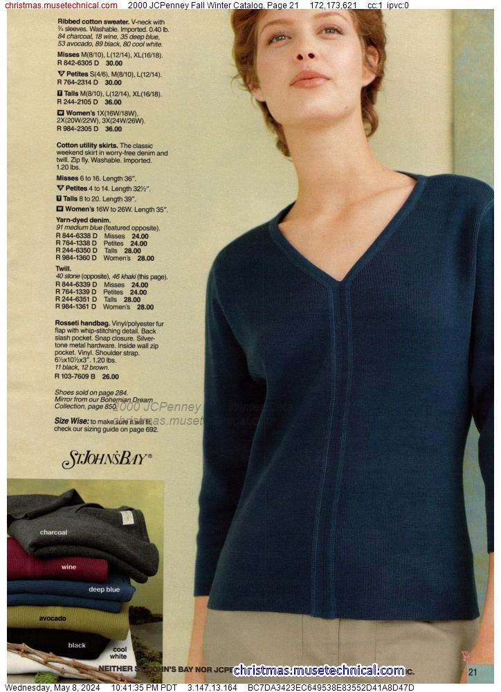2000 JCPenney Fall Winter Catalog, Page 21