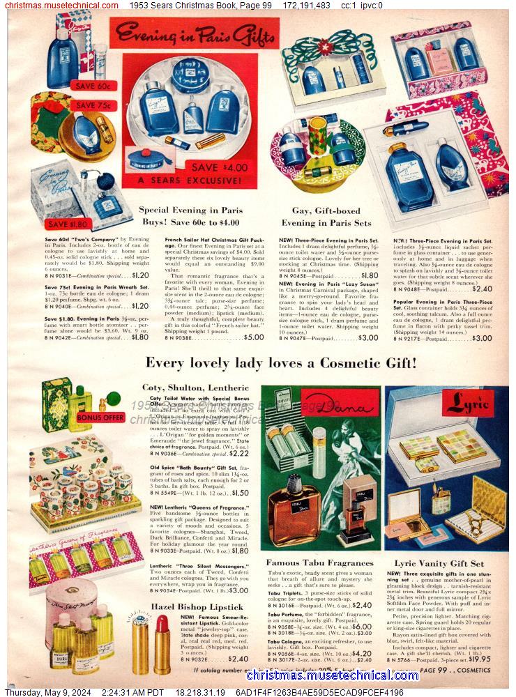 1953 Sears Christmas Book, Page 99