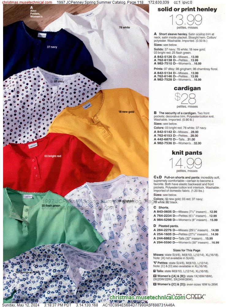 1997 JCPenney Spring Summer Catalog, Page 118