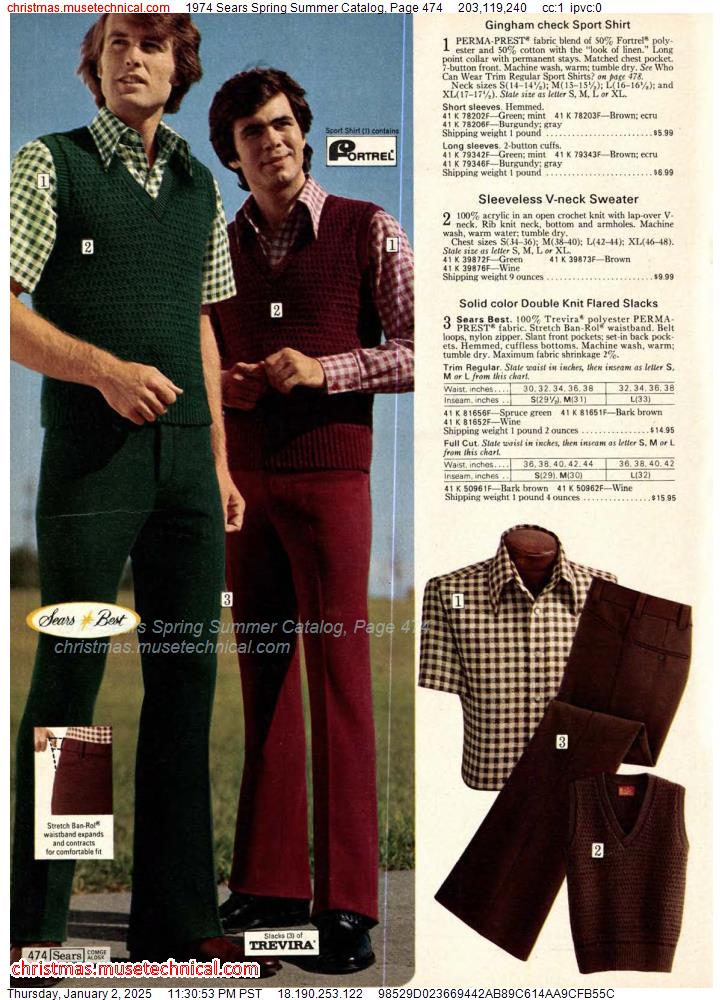 1974 Sears Spring Summer Catalog, Page 474