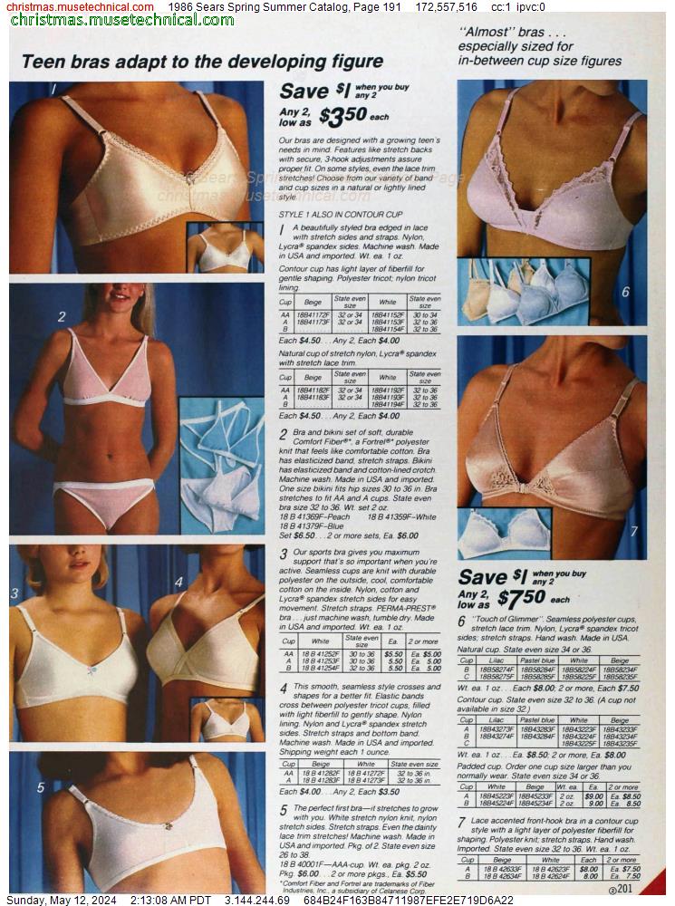 1986 Sears Spring Summer Catalog, Page 191