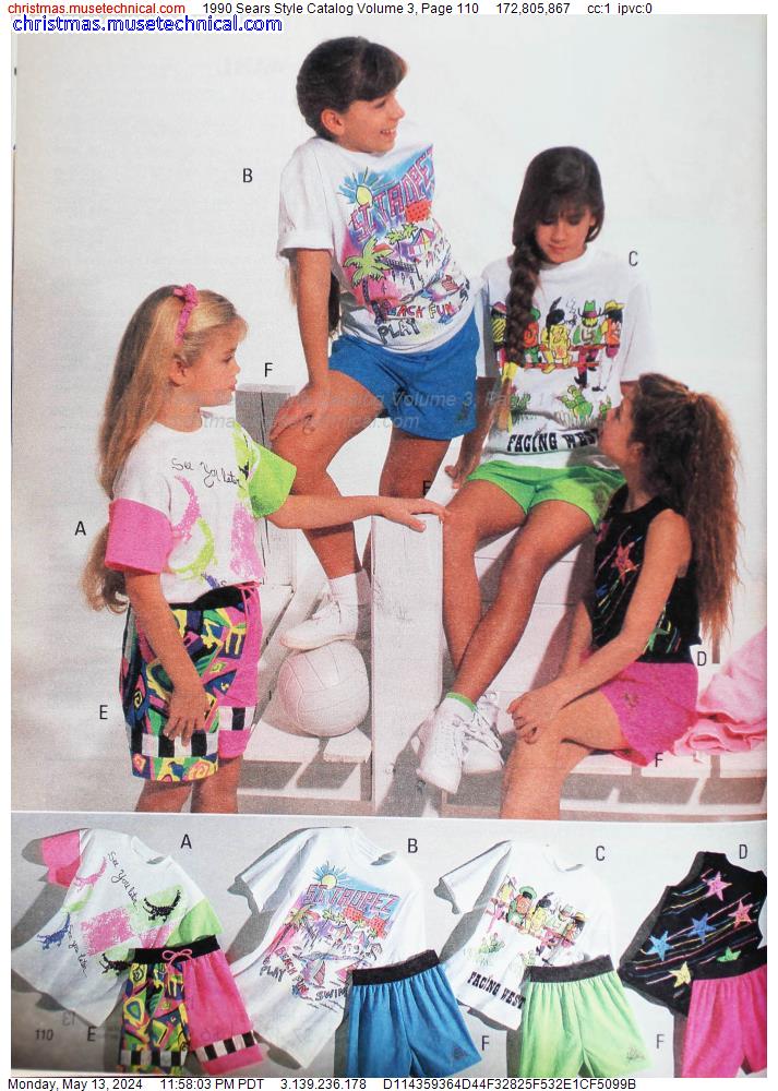 1990 Sears Style Catalog Volume 3, Page 110