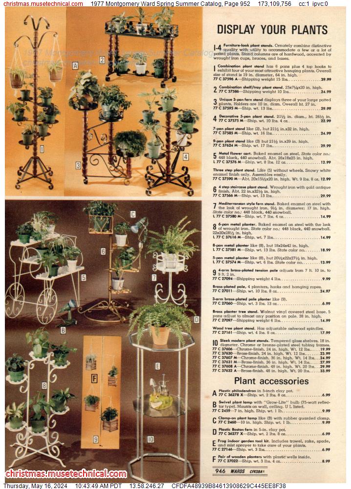 1977 Montgomery Ward Spring Summer Catalog, Page 952