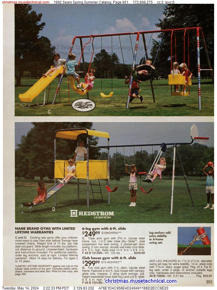1992 Sears Spring Summer Catalog, Page 951