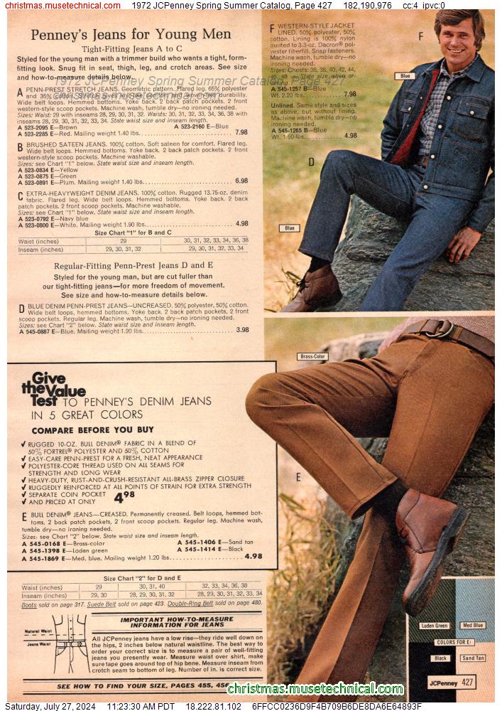 1972 JCPenney Spring Summer Catalog, Page 427