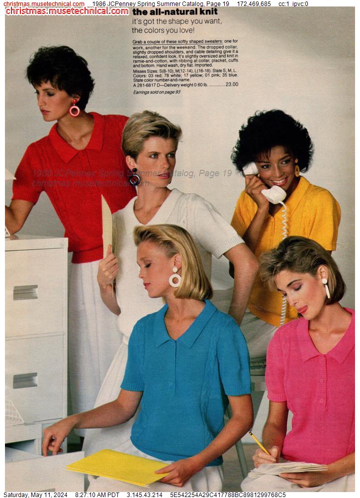 1986 JCPenney Spring Summer Catalog, Page 19