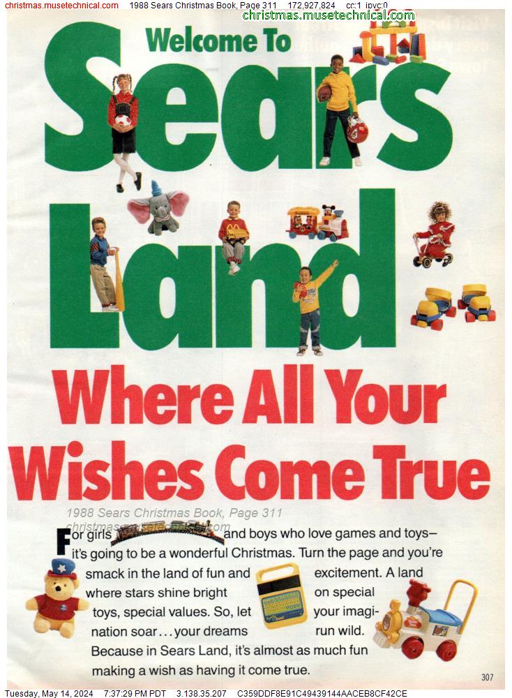 1988 Sears Christmas Book, Page 311