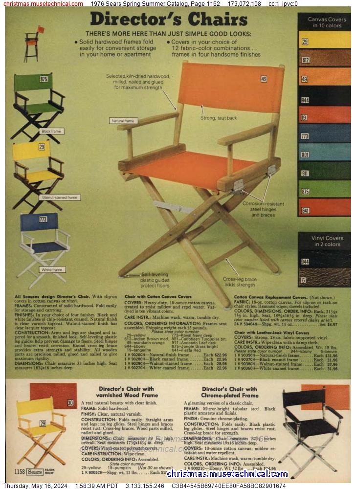 1976 Sears Spring Summer Catalog, Page 1162