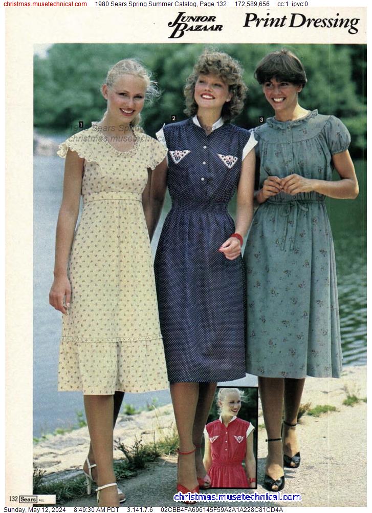 1980 Sears Spring Summer Catalog, Page 132
