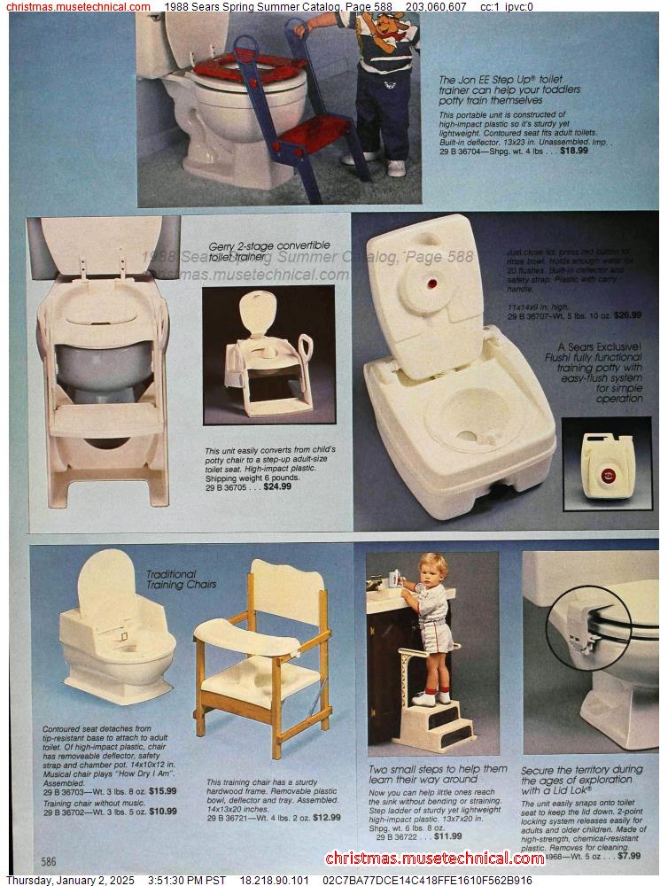 1988 Sears Spring Summer Catalog, Page 588