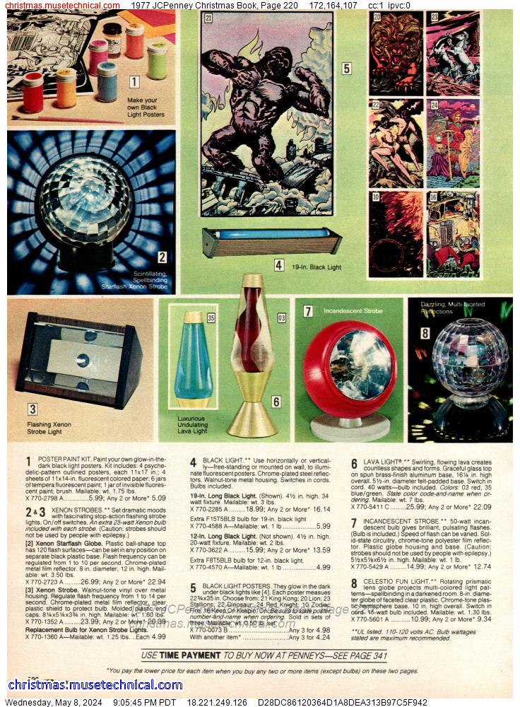 1977 JCPenney Christmas Book, Page 220
