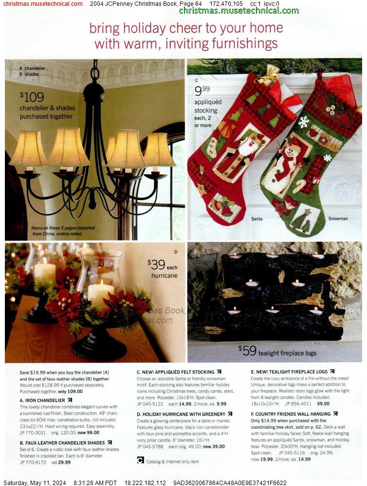 2004 JCPenney Christmas Book, Page 64