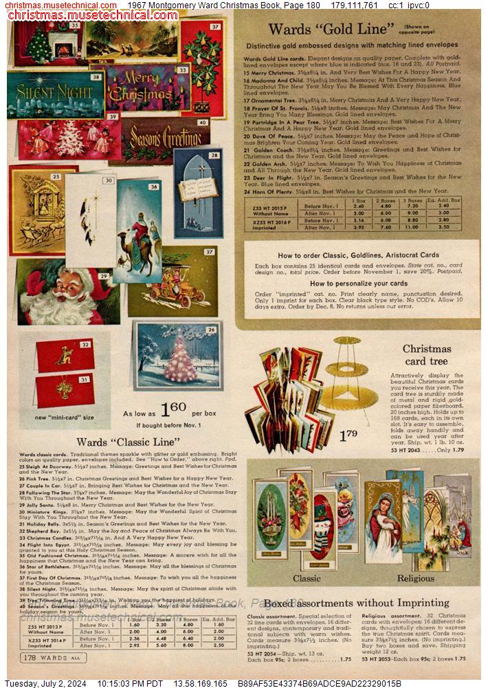 1967 Montgomery Ward Christmas Book, Page 180