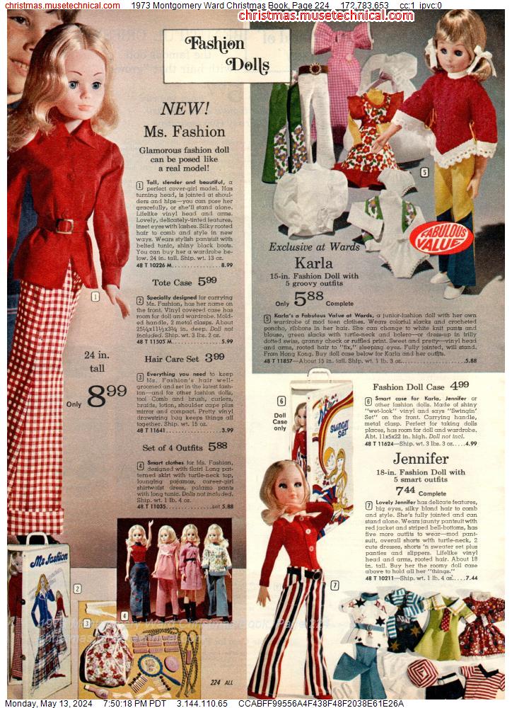 1973 Montgomery Ward Christmas Book, Page 224