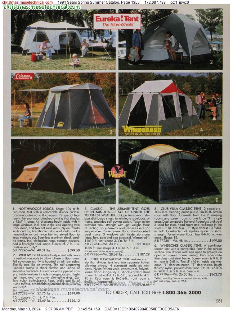 1991 Sears Spring Summer Catalog, Page 1355