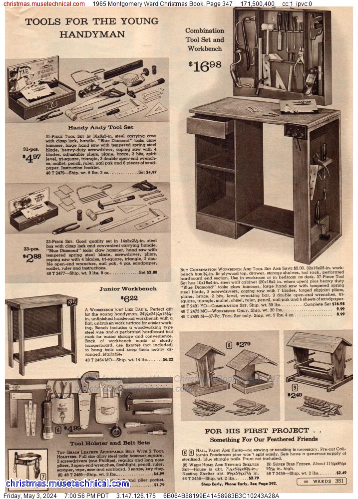 1965 Montgomery Ward Christmas Book, Page 347