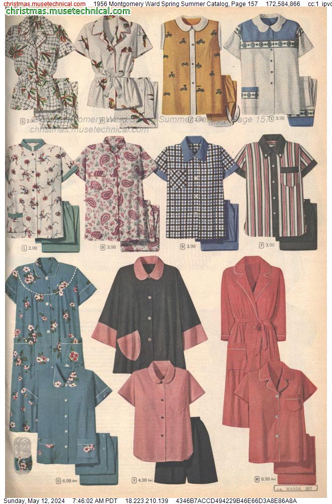 1956 Montgomery Ward Spring Summer Catalog, Page 157