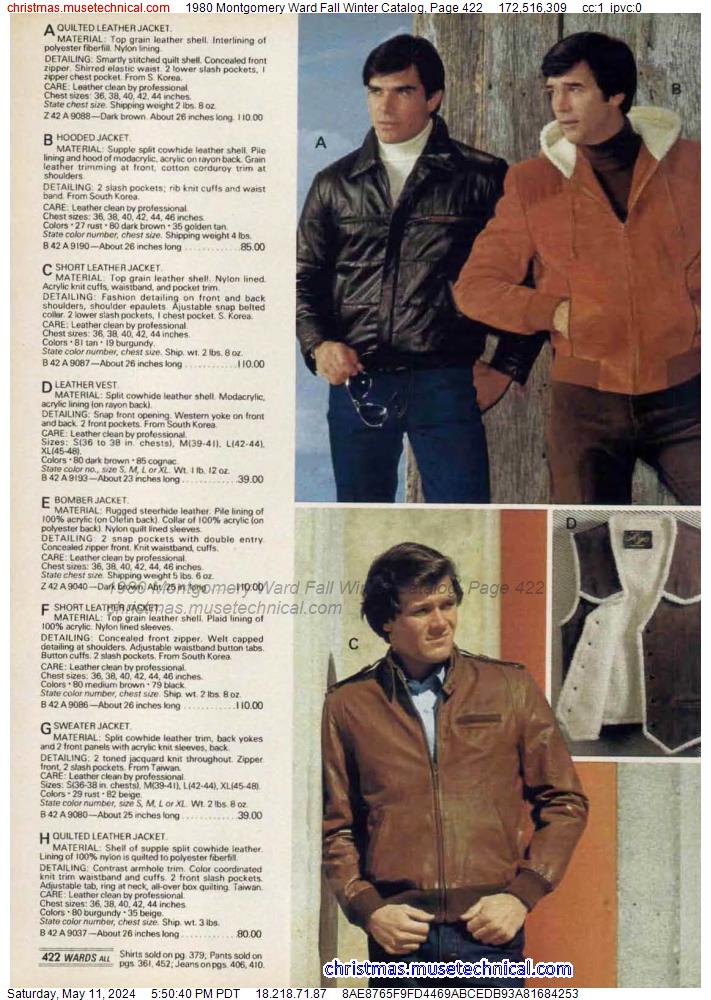 1980 Montgomery Ward Fall Winter Catalog, Page 422