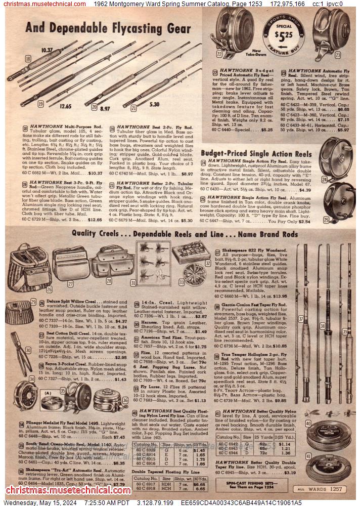 1962 Montgomery Ward Spring Summer Catalog, Page 1253