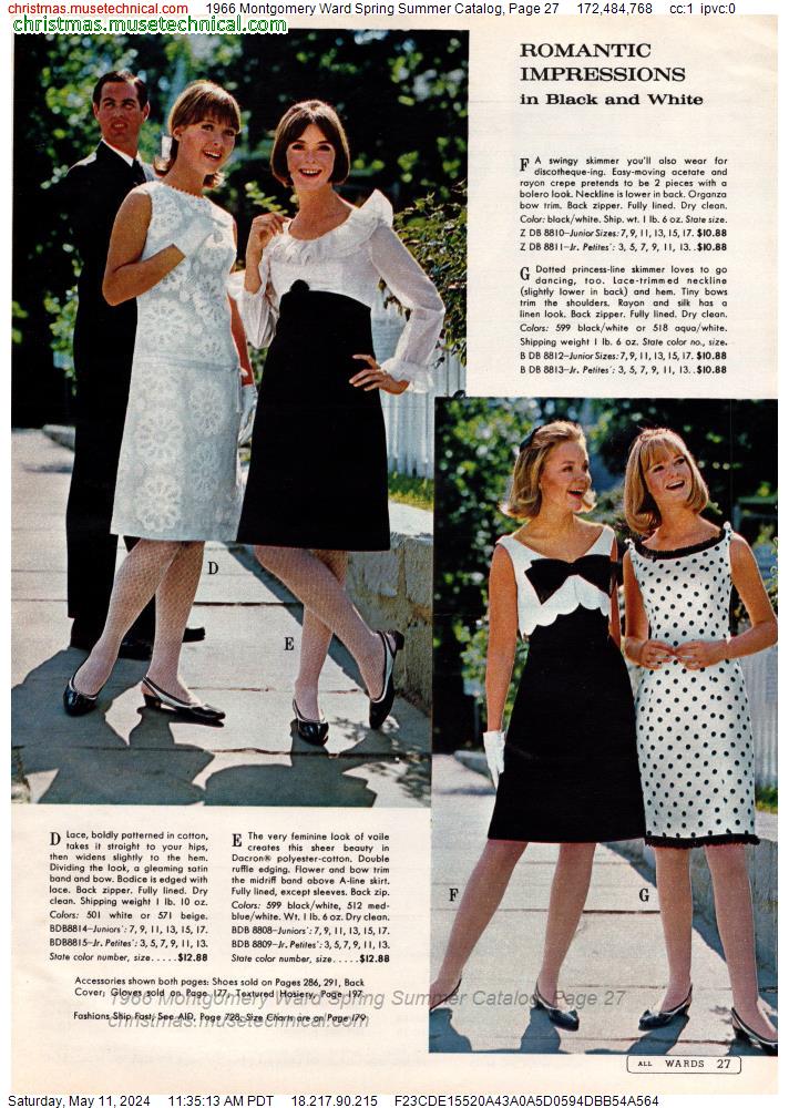 1966 Montgomery Ward Spring Summer Catalog, Page 27