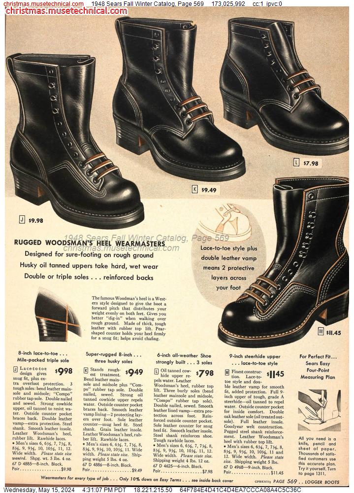 1948 Sears Fall Winter Catalog, Page 569
