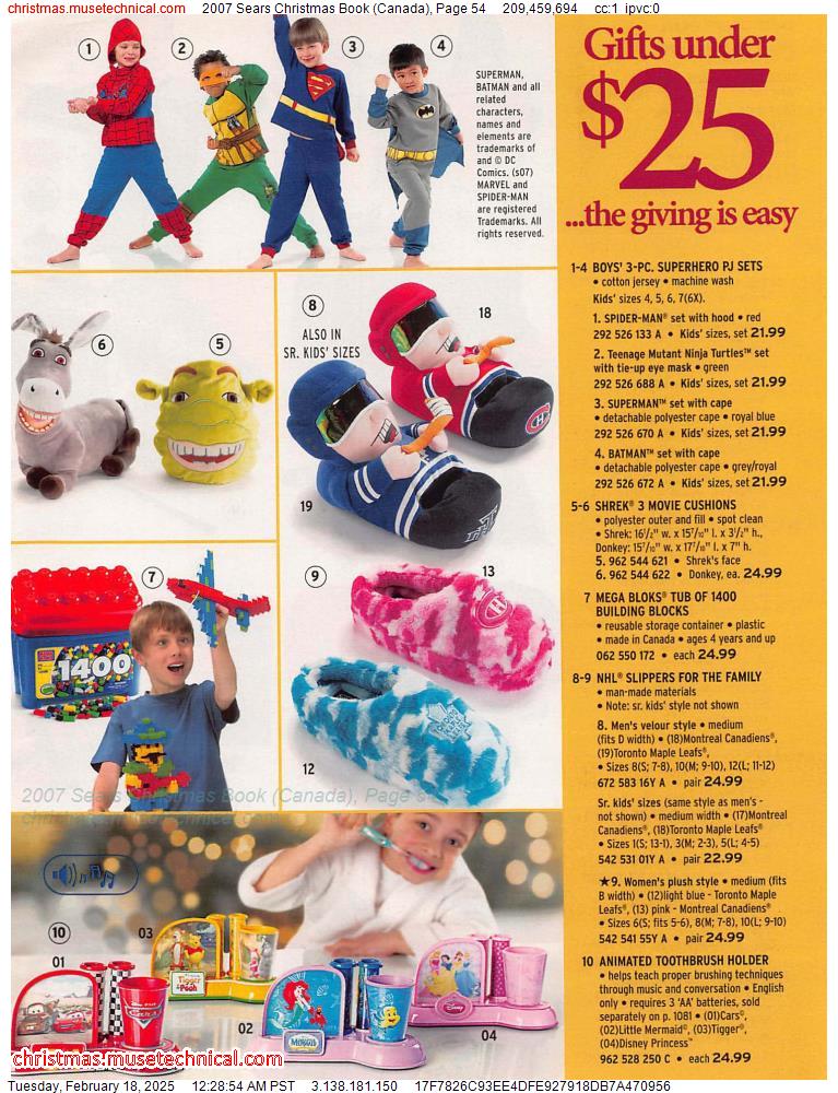 2007 Sears Christmas Book (Canada), Page 54