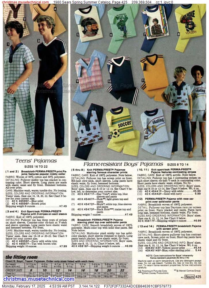 1980 Sears Spring Summer Catalog, Page 425