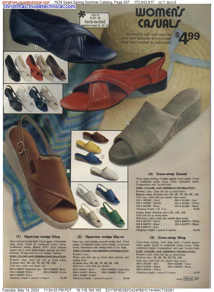 1976 Sears Spring Summer Catalog, Page 307