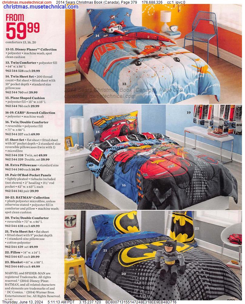 2014 Sears Christmas Book (Canada), Page 379
