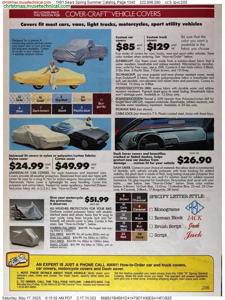 1991 Sears Spring Summer Catalog, Page 1340