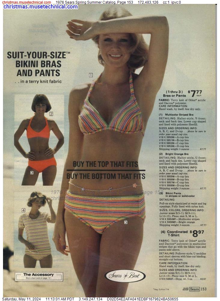 1976 Sears Spring Summer Catalog, Page 153