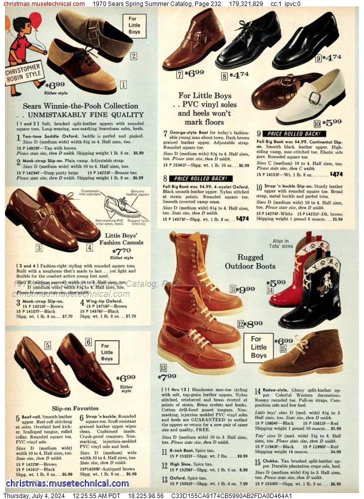 1970 Sears Spring Summer Catalog, Page 232