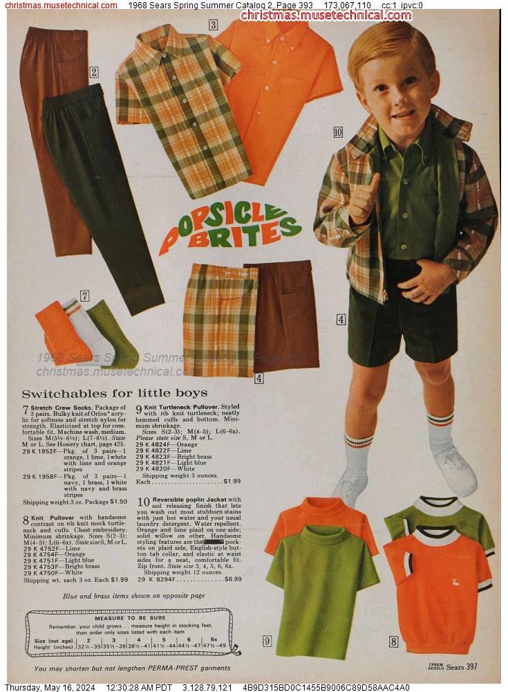 1968 Sears Spring Summer Catalog 2, Page 393