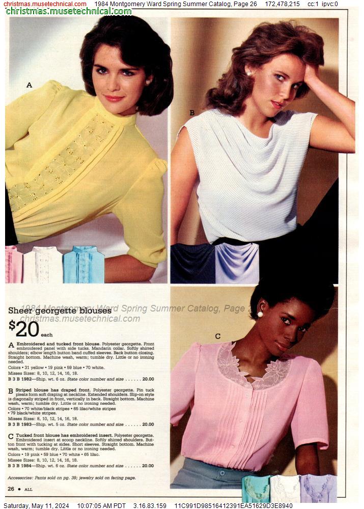 1984 Montgomery Ward Spring Summer Catalog, Page 26