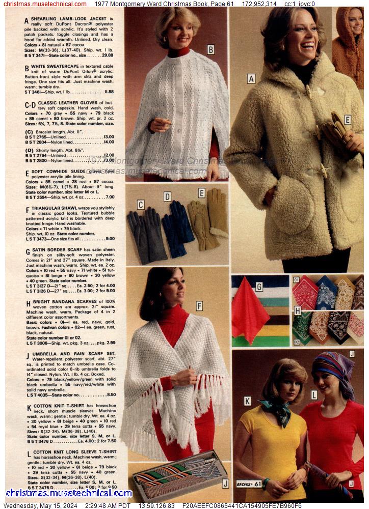 1977 Montgomery Ward Christmas Book, Page 61