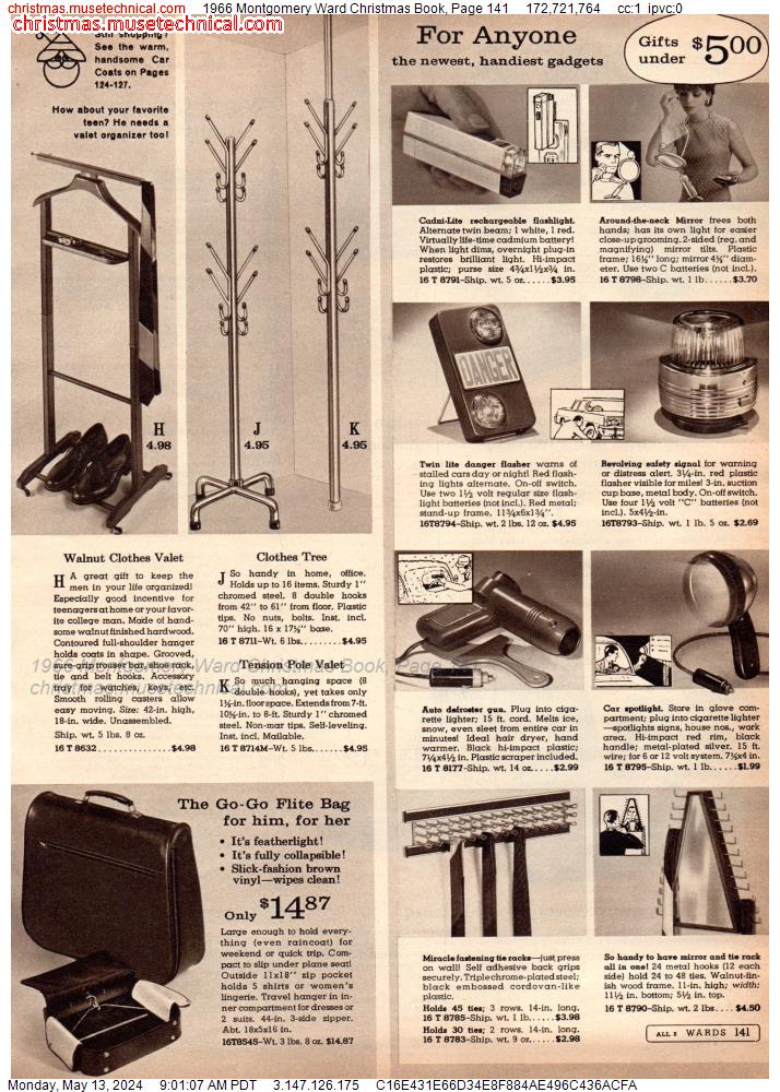 1966 Montgomery Ward Christmas Book, Page 141