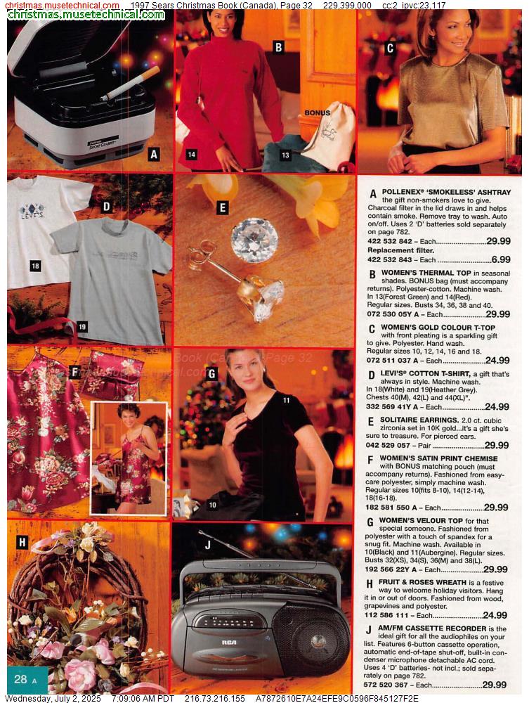 1997 Sears Christmas Book (Canada), Page 32