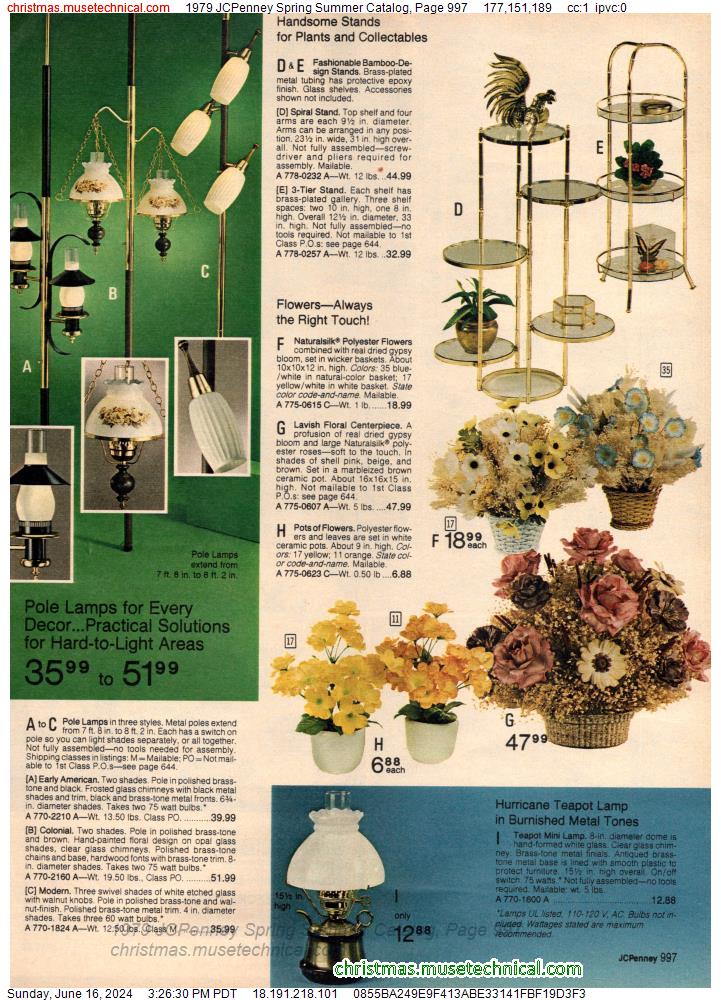 1979 JCPenney Spring Summer Catalog, Page 997