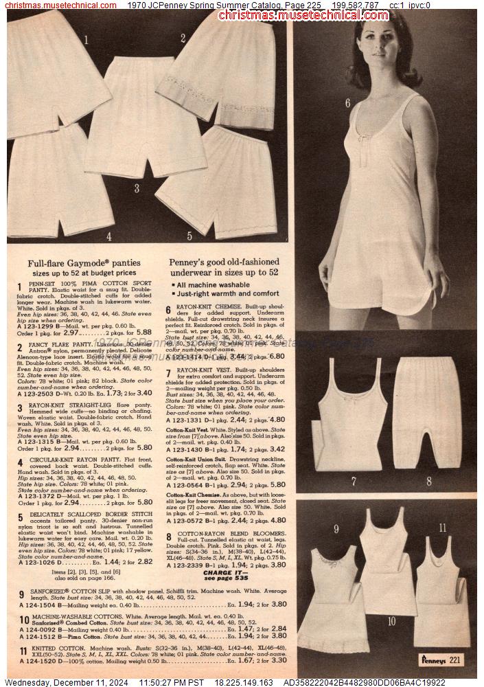 1970 JCPenney Spring Summer Catalog, Page 225