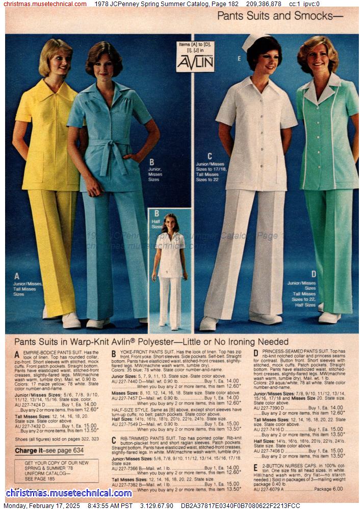 1978 JCPenney Spring Summer Catalog, Page 182