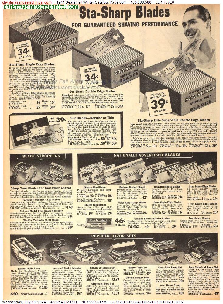 1941 Sears Fall Winter Catalog, Page 661
