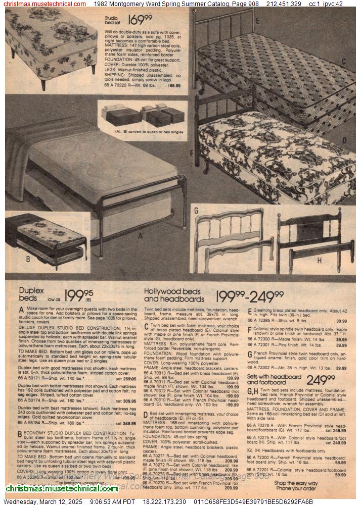 1982 Montgomery Ward Spring Summer Catalog, Page 908