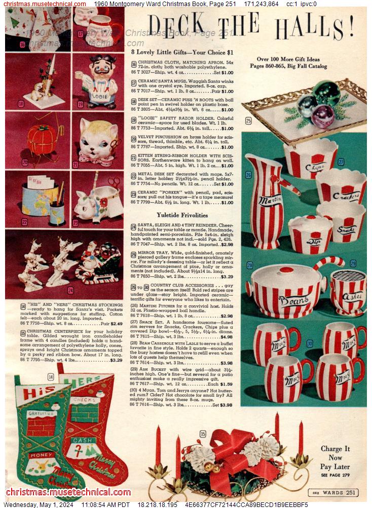 1960 Montgomery Ward Christmas Book, Page 251