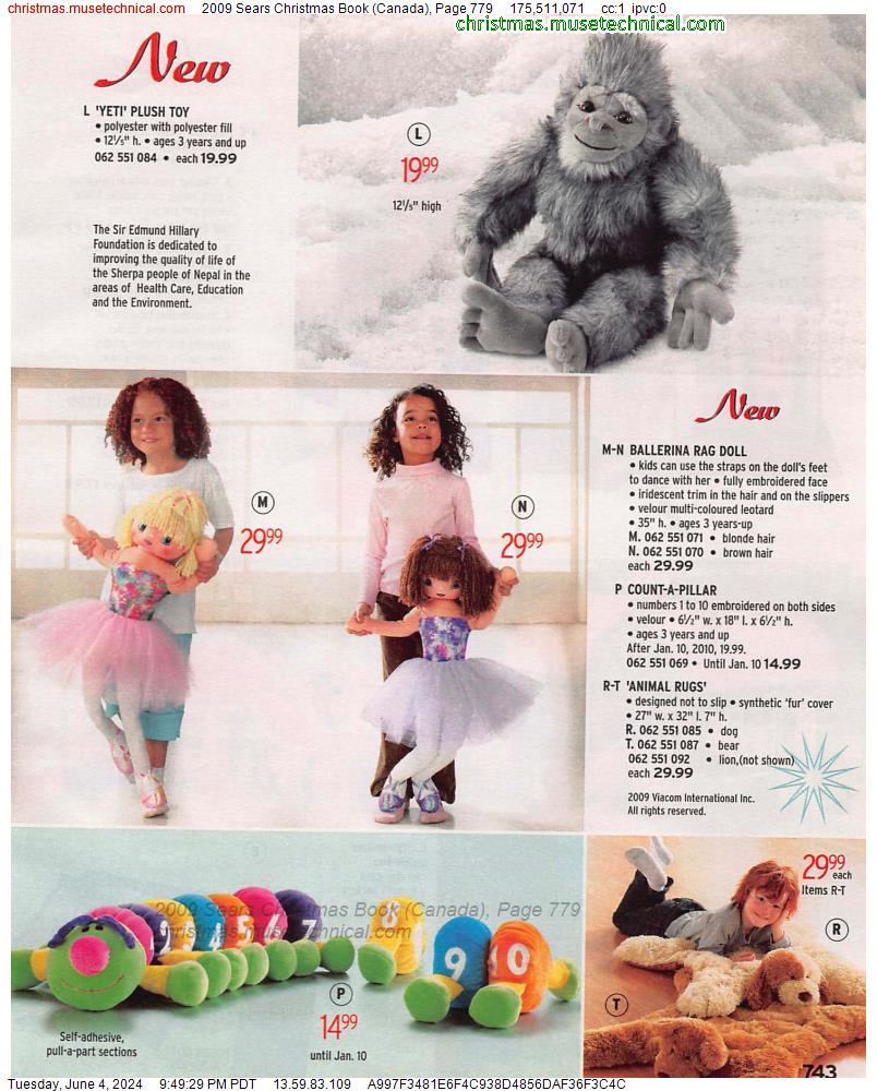 2009 Sears Christmas Book (Canada), Page 779