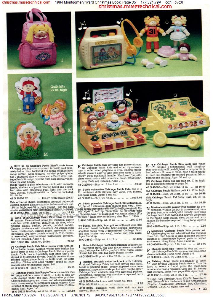 1984 Montgomery Ward Christmas Book, Page 35