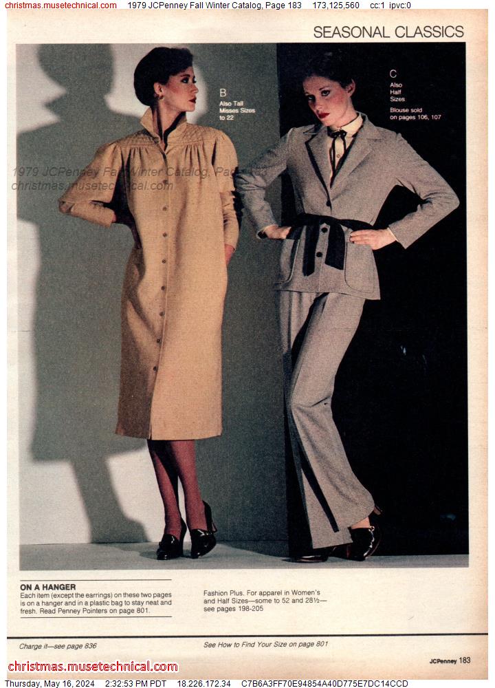 1979 JCPenney Fall Winter Catalog, Page 183
