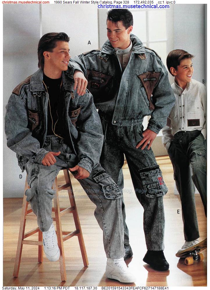 1990 Sears Fall Winter Style Catalog, Page 328