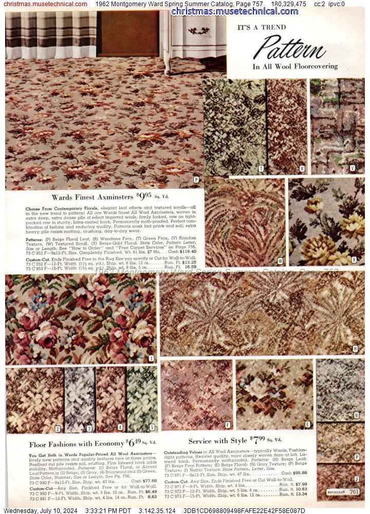 1962 Montgomery Ward Spring Summer Catalog, Page 757