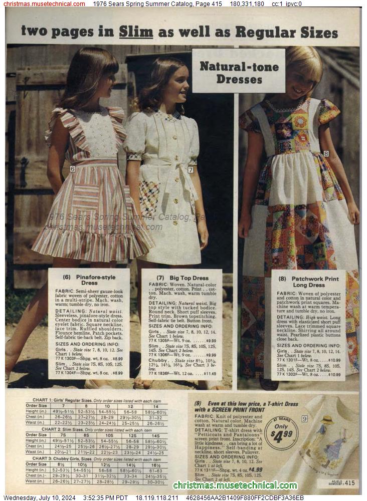 1976 Sears Spring Summer Catalog, Page 415